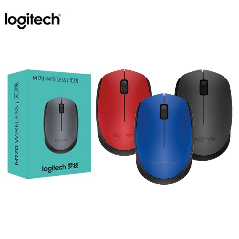 Logitech M1702.4GHzWirelessMouse1000 DPI 3 Button two-way wheel Mice with Nano Receiver for PC Computer For Sale in Trinidad
